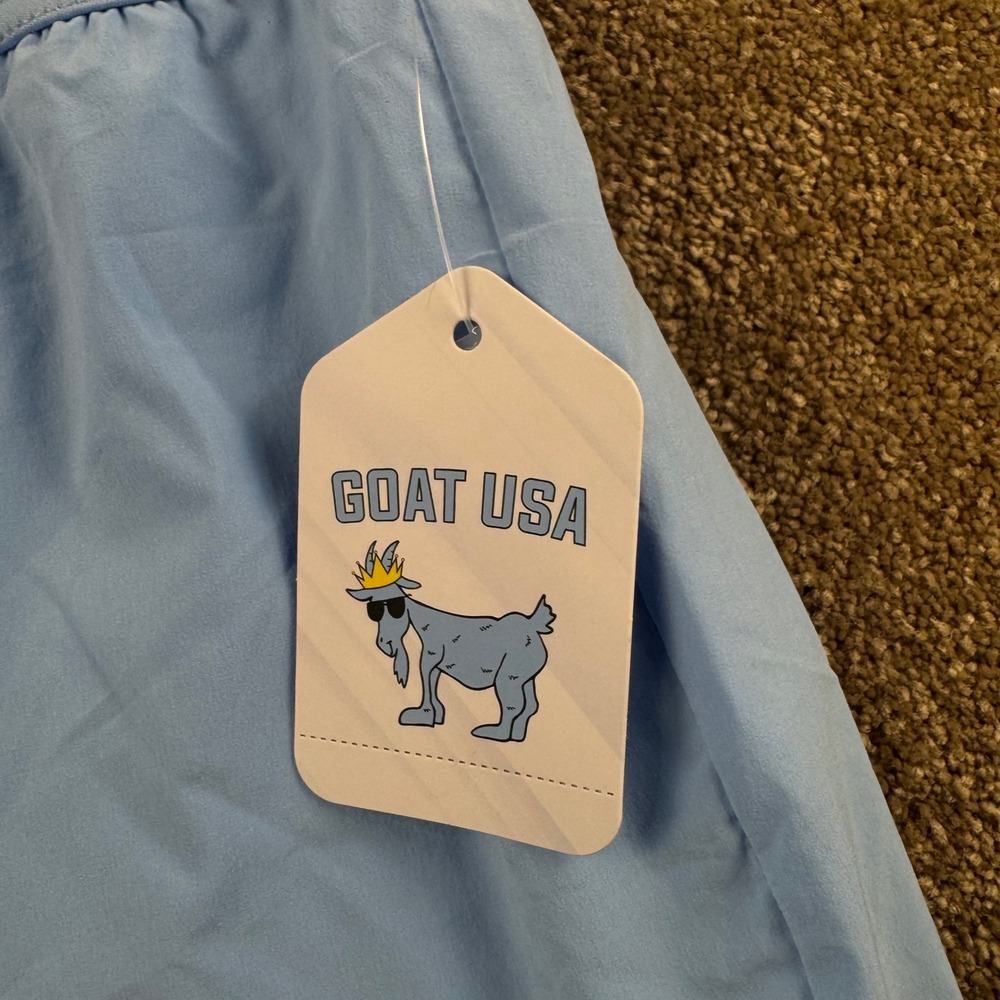 GOAT USA Womens Athletic Shorts Carolina Blue GU-1509 Medium NWT - Picture 3 of 10